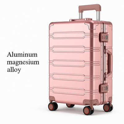 VALISE ALUMINIUM - NEXA - Roues 360° - TSA Intégrés