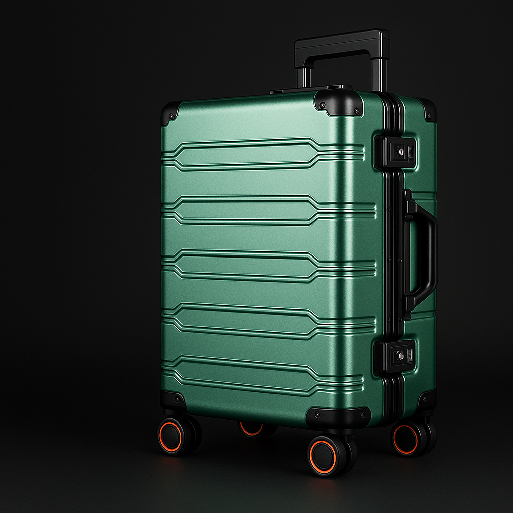 VALISE ALUMINIUM - NEXA - Roues 360° - TSA Intégrés