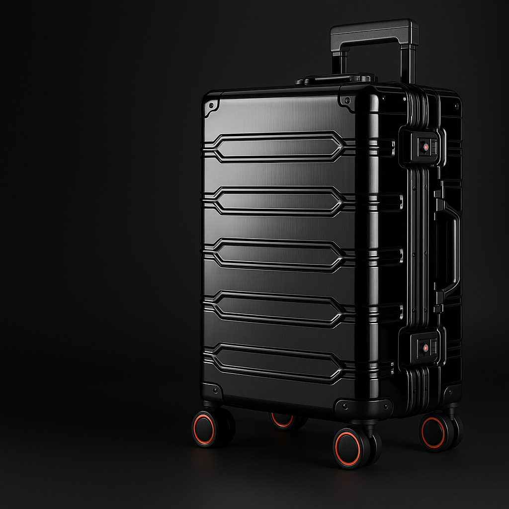 VALISE ALUMINIUM - NEXA - Roues 360° - TSA Intégrés