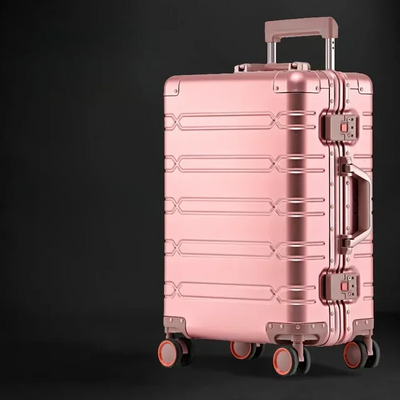 VALISE ALUMINIUM - NEXA - Roues 360° - TSA Intégrés
