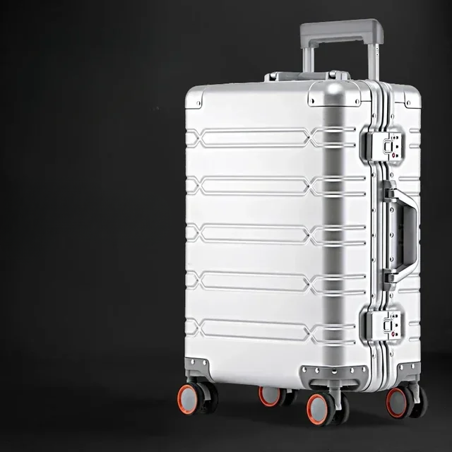 VALISE ALUMINIUM - NEXA - Roues 360° - TSA Intégrés